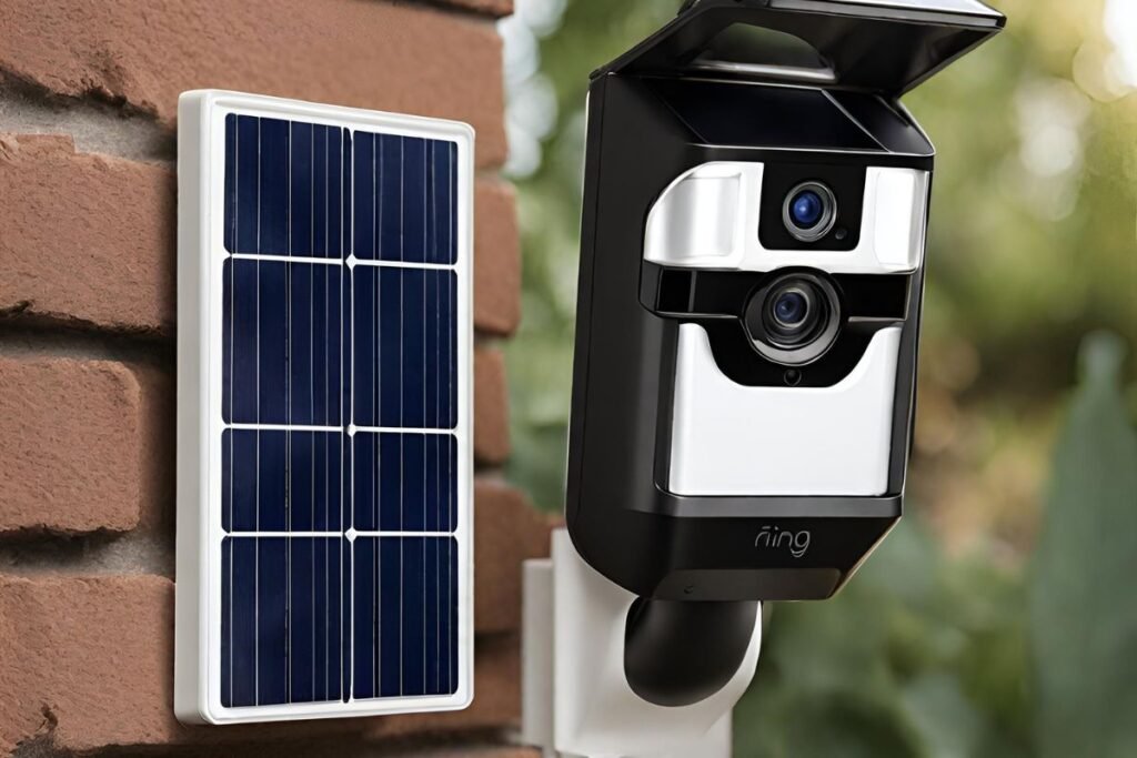 Ring Stick Up Cam With Solar Panel